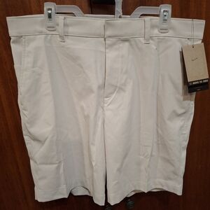 Nike Men's 8" Tour Chino Golf Shorts Off-White Size 36